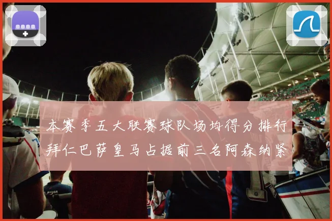 本赛季五大联赛球队场均得分排行拜仁巴萨皇马占据前三名阿森纳紧随其后位列第五